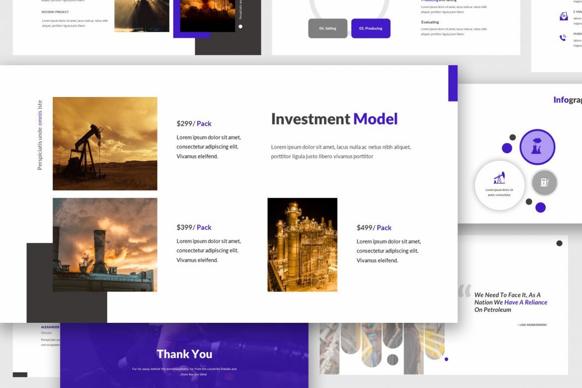 Oil and Gas Keynote Template - view 6