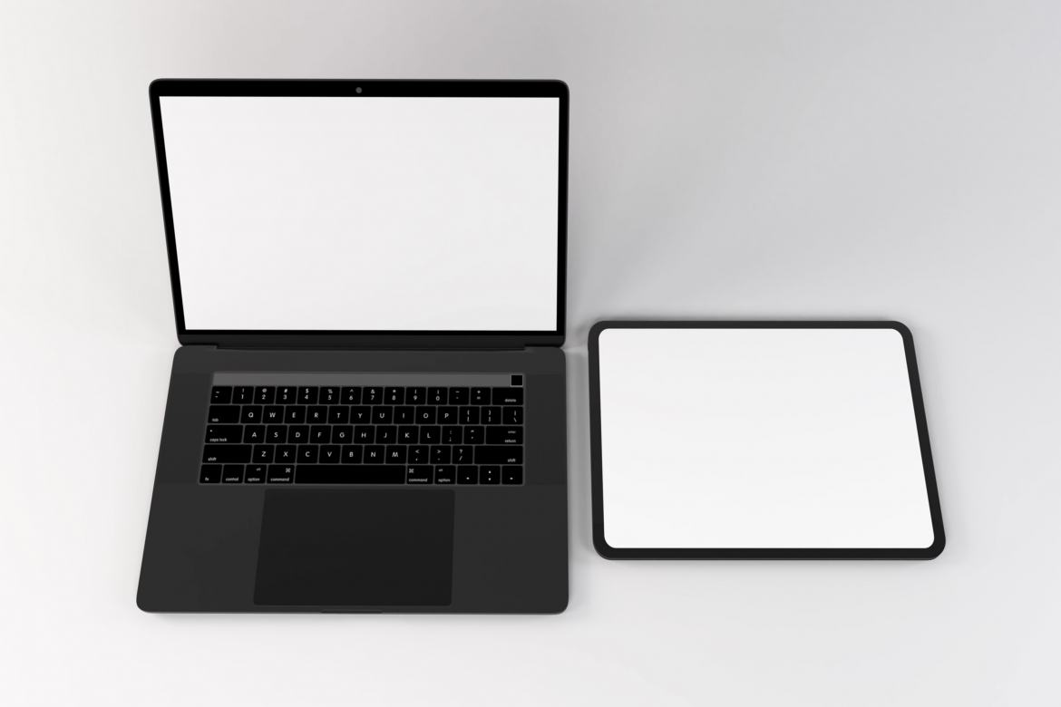 Free Laptop and Tablet Device Mockup alternate