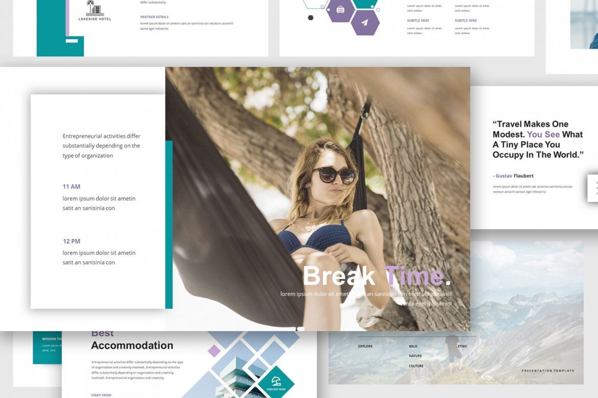 Travel Agency Keynote Template - view 2