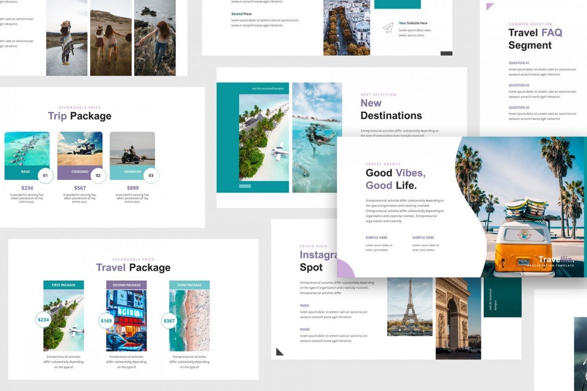Travel Agency Keynote Template - view 6