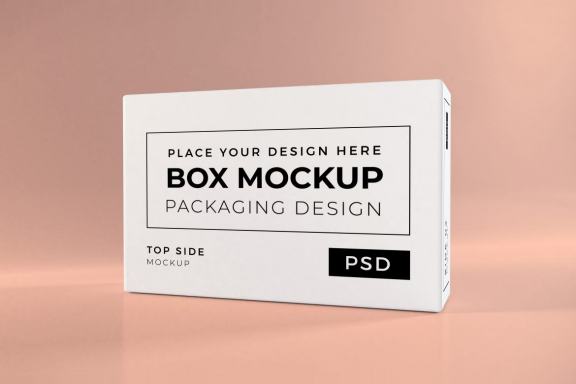 Free Long Box Packaging Mockup Template
