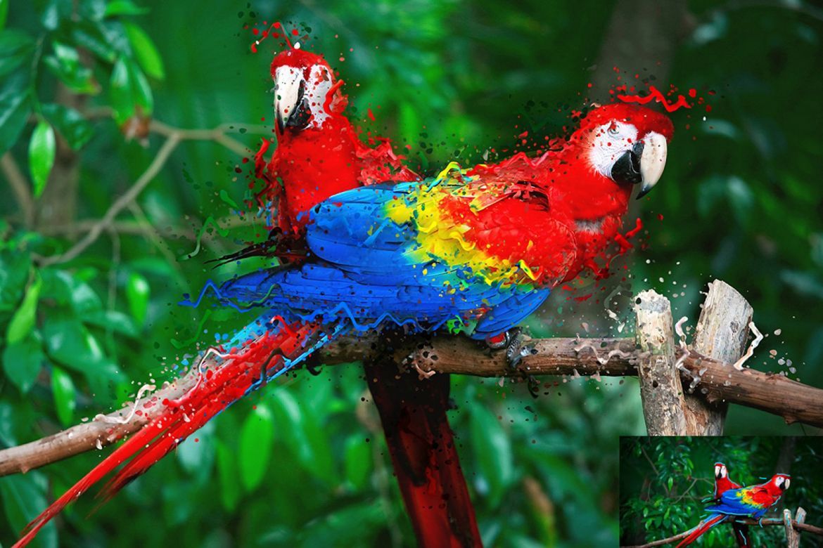 Shatter Photoshop Action - view 7