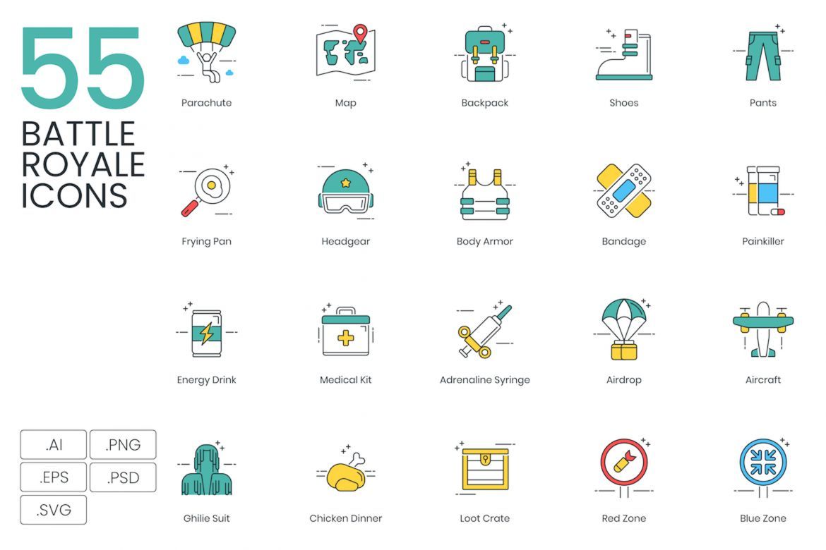 1200+ Icons - colorPOP Vector Bundle alternate