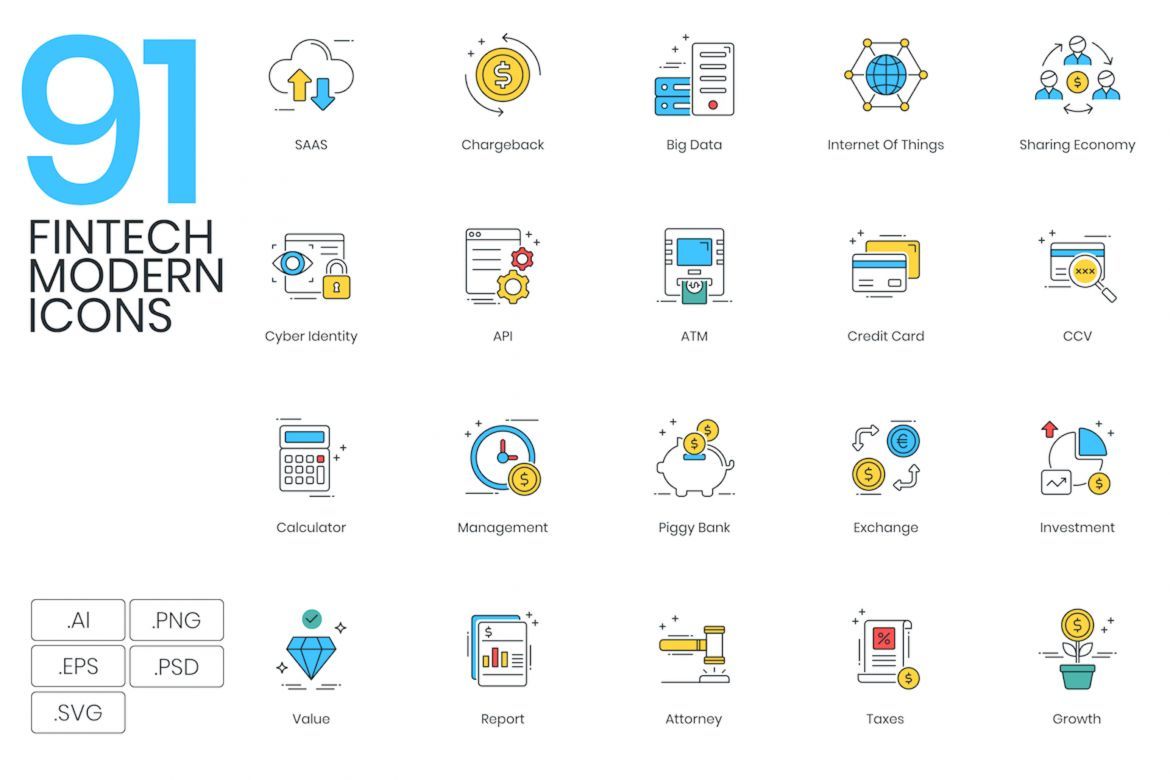 1200+ Icons - colorPOP Vector Bundle alternate