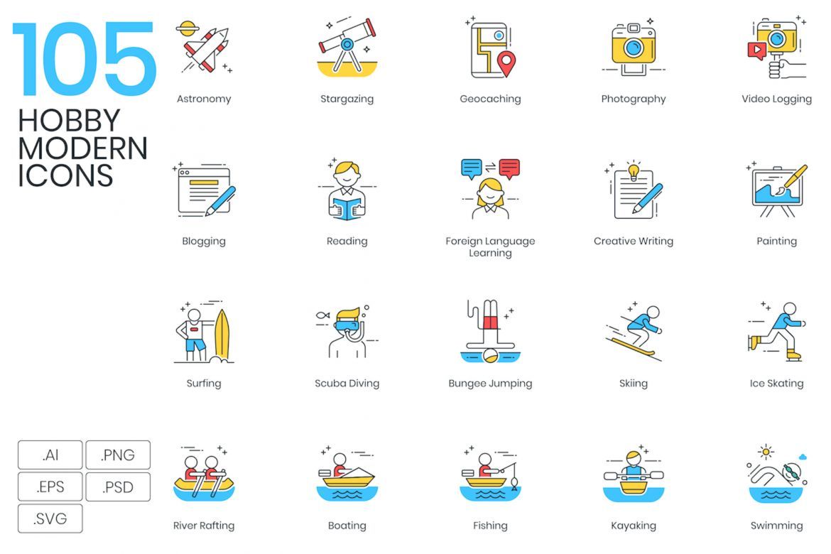 1200+ Icons - colorPOP Vector Bundle - view 4