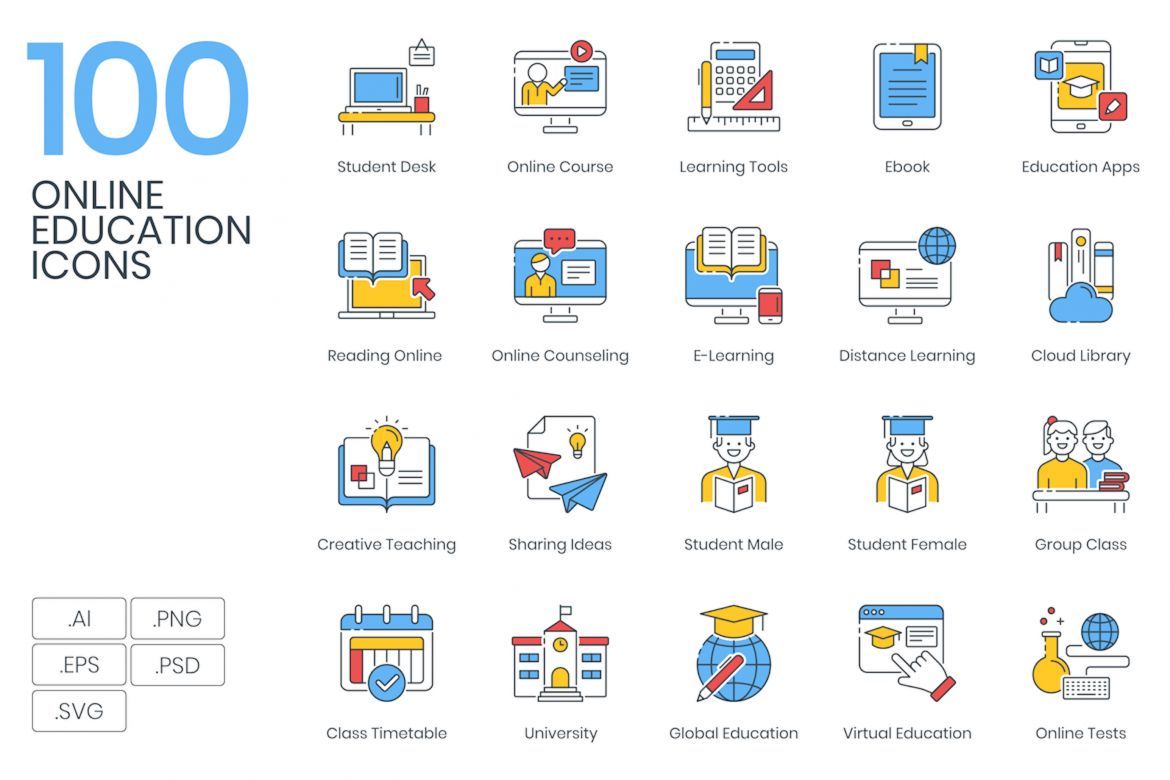 1200+ Icons - colorPOP Vector Bundle - view 6