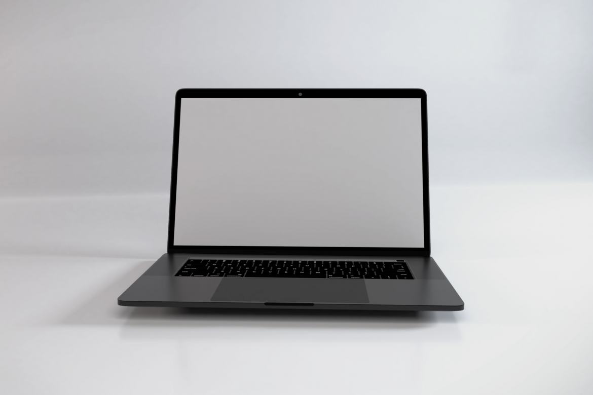Free Macbook Pro Laptop Mockup Template - view 2