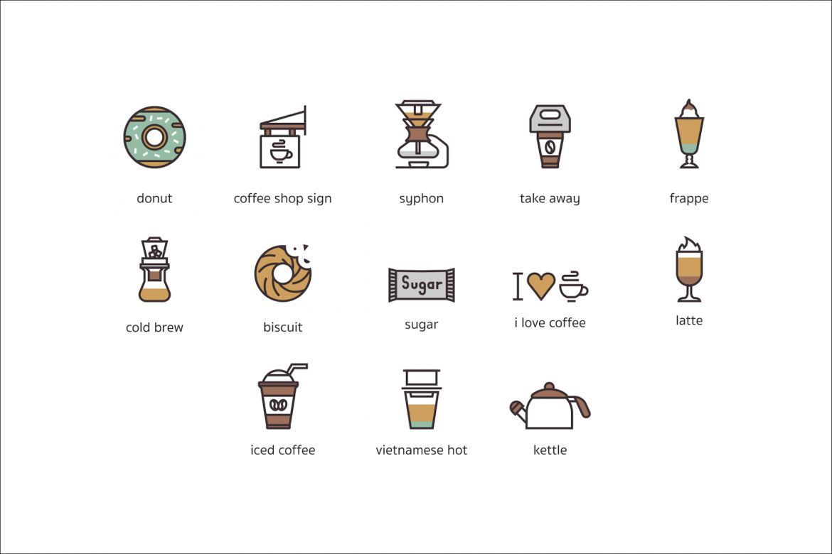 73 Coffee Icons - view 5