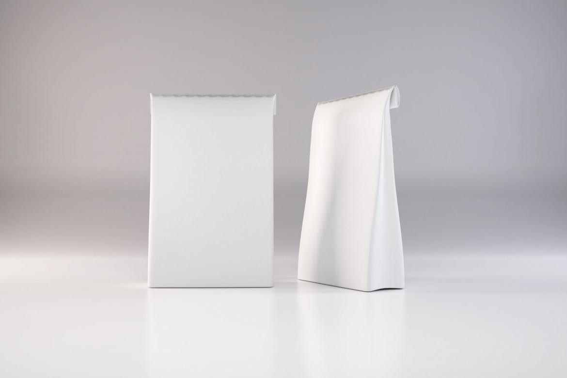 Free Paper Bag Packaging Mockup Template alternate