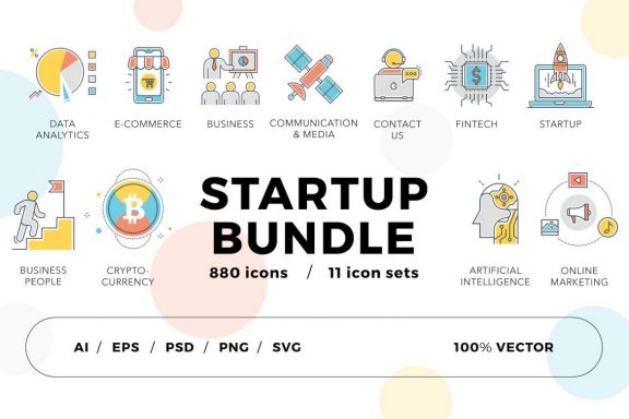 Startup Icons Bundle | Part 1