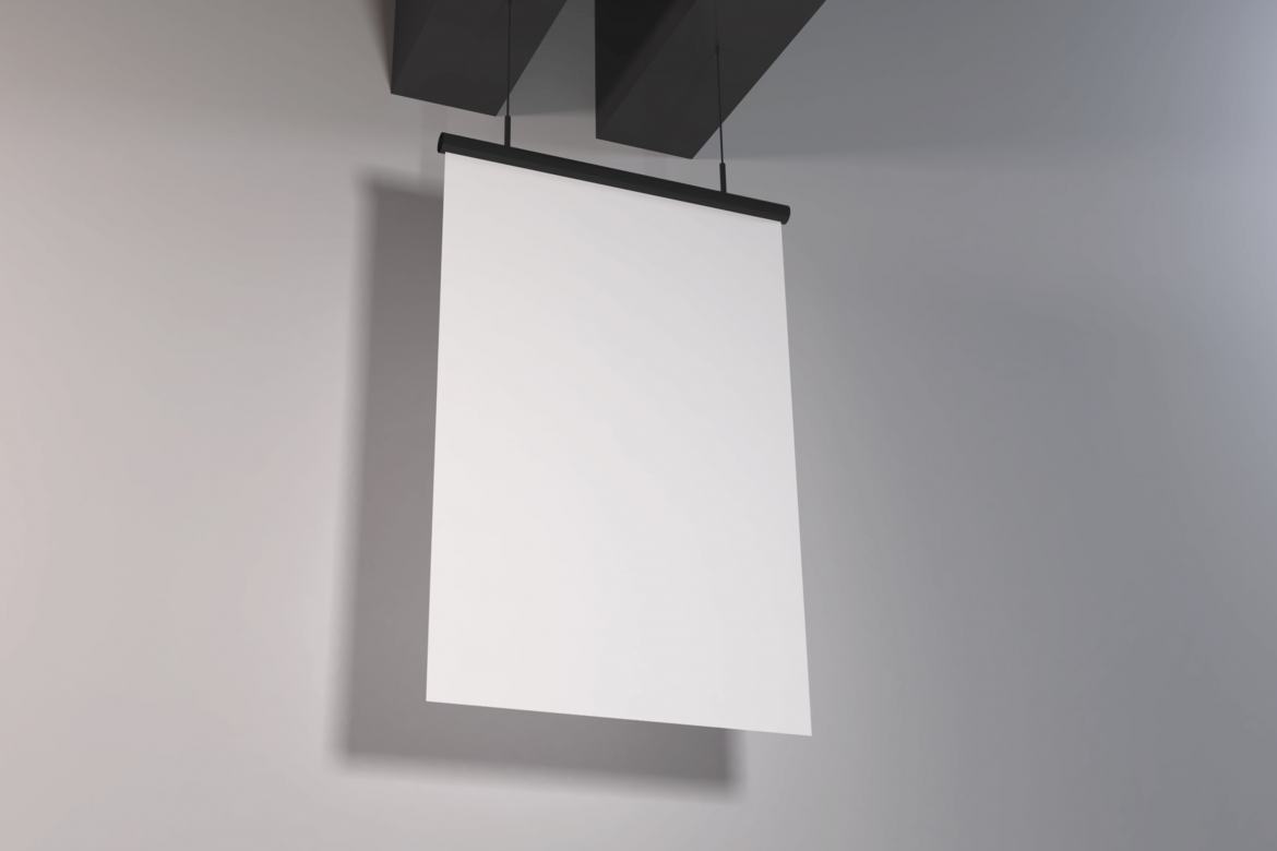 Free Poster on Wall Mockup Template alternate