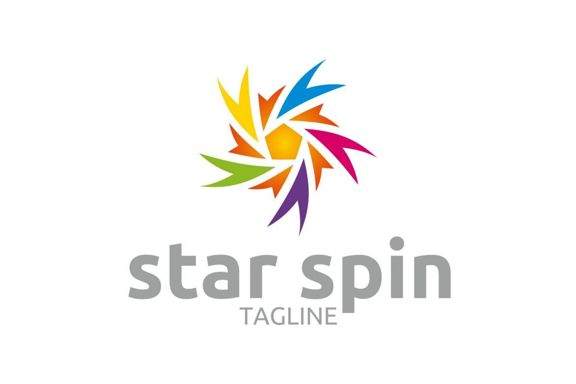 Star Spin Logo - view 2