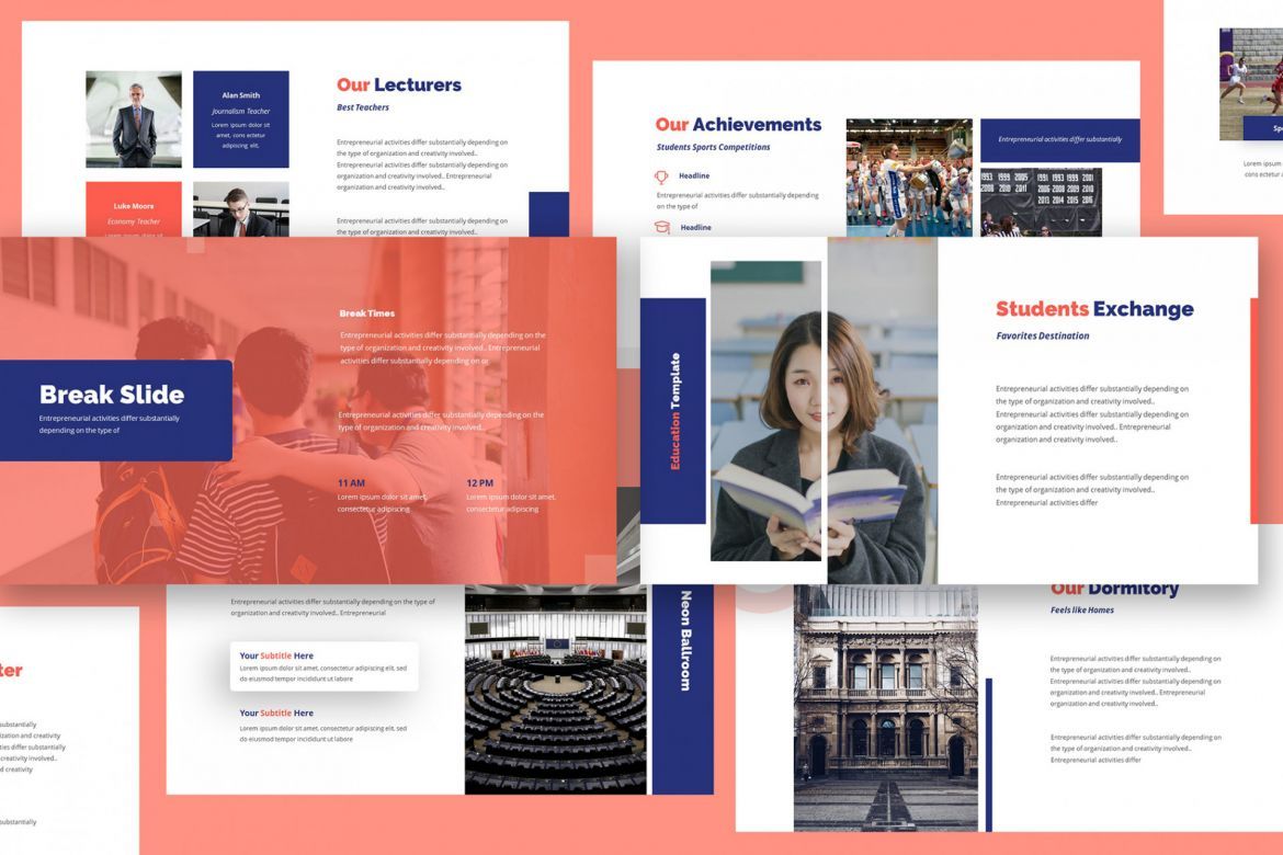 Academia Education Google Slides - view 5