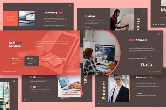 Digital Marketing Keynote Template