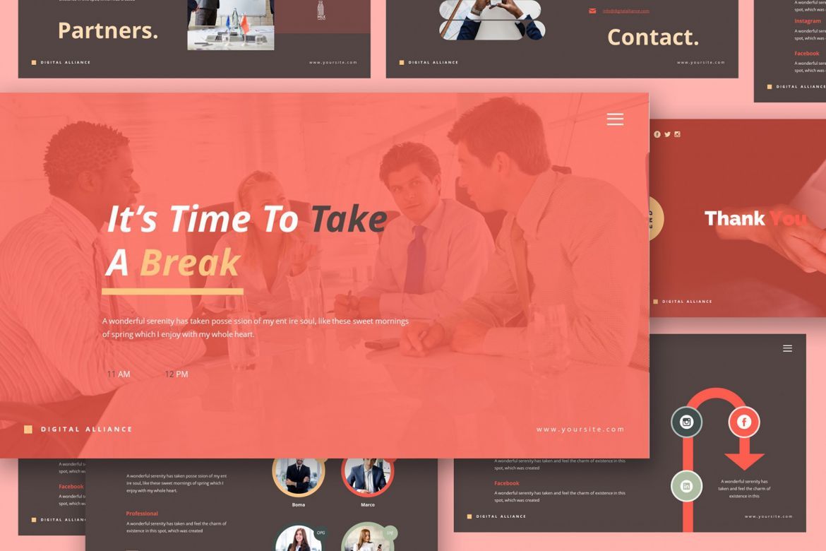 Digital Marketing Keynote Template alternate