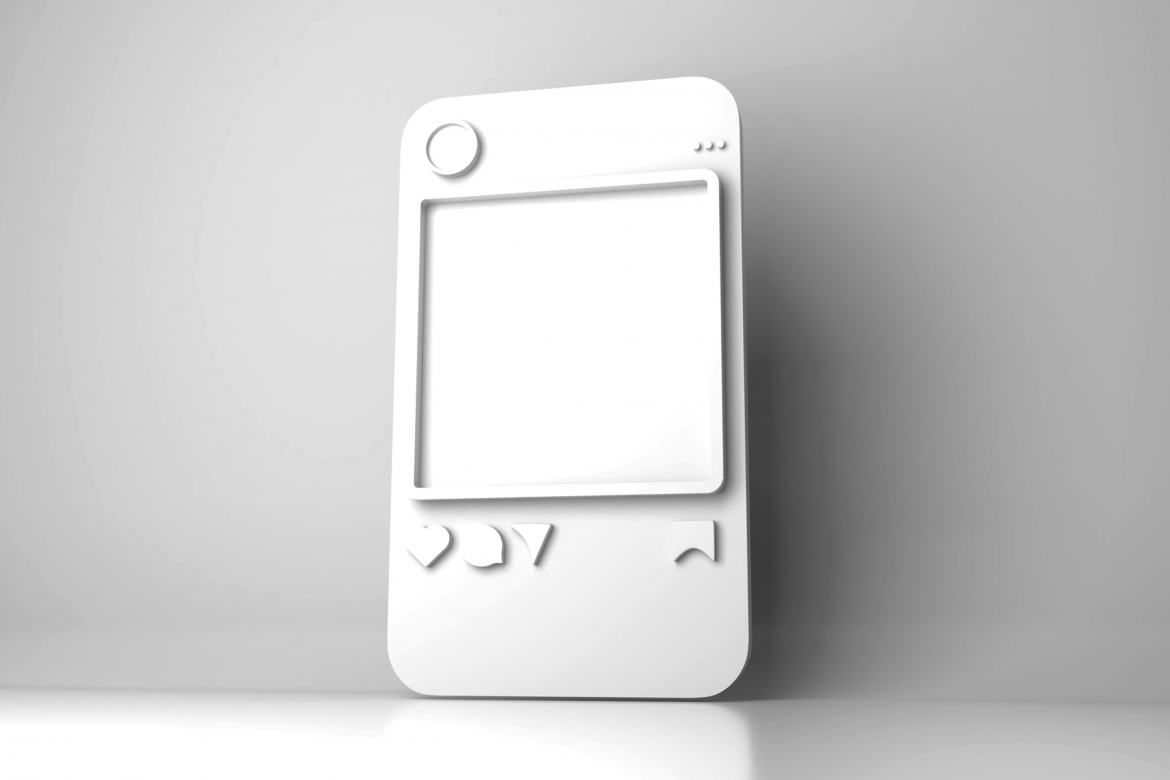 Free Instagram Social Media Mockup Template alternate