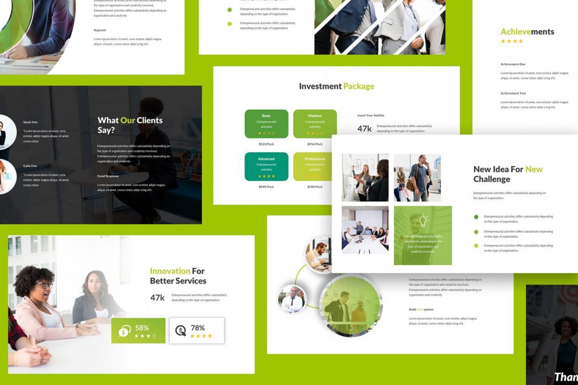 Pitch Deck Keynote Template - view 6