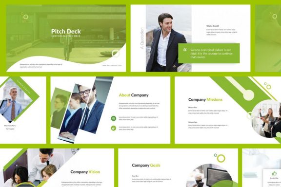 Pitch Deck Powerpoint Template - view 1