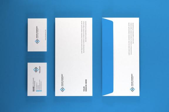 Free Stationery Set Mockup Template