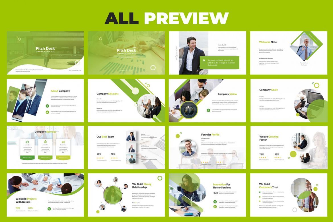 Pitch Deck Google Slides Template - view 3