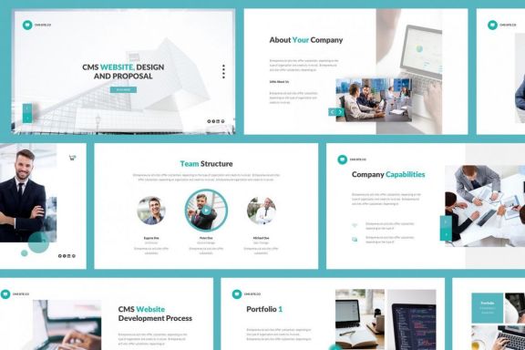 CMS Website Proposal Powerpoint