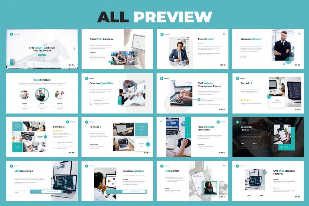 CMS Website Proposal Keynote - view 4
