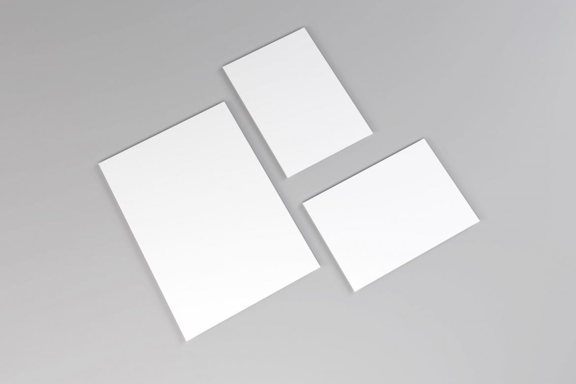 Free Wedding Paper Stationery Mockup Template alternate