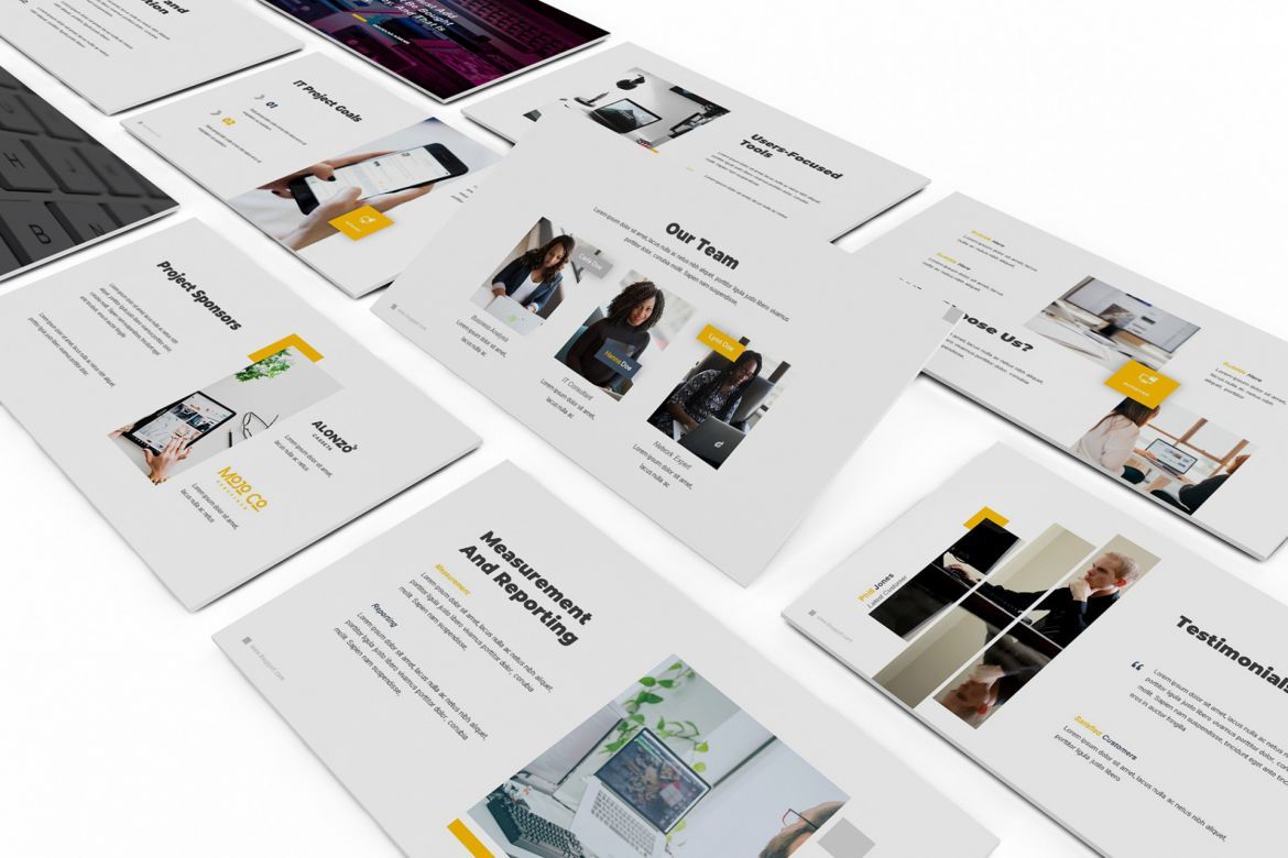 IT Support Keynote Template alternate