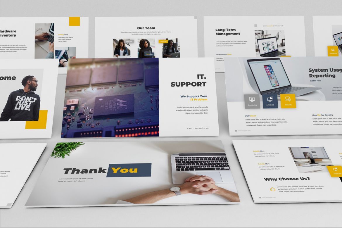 IT Support Keynote Template - view 3