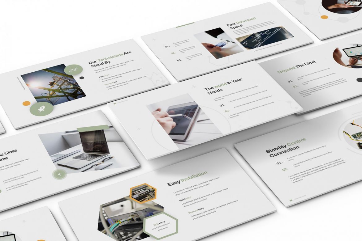 Internet Service Provider Powerpoint - view 9