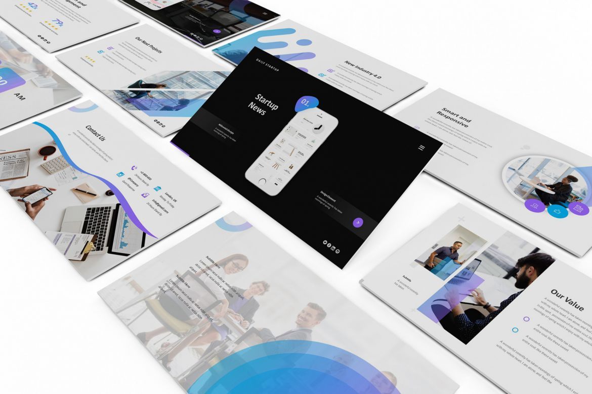 Startup Pitch Deck Keynote - view 3