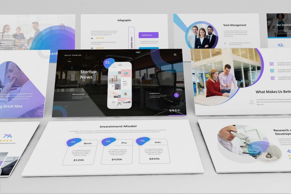 Startup Pitch Deck Keynote - view 4