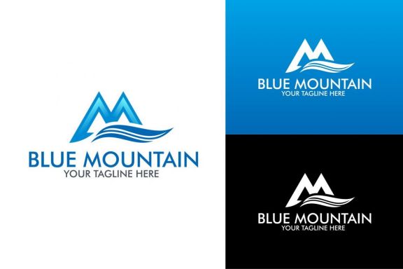 Blue Mountain Logo - view 1