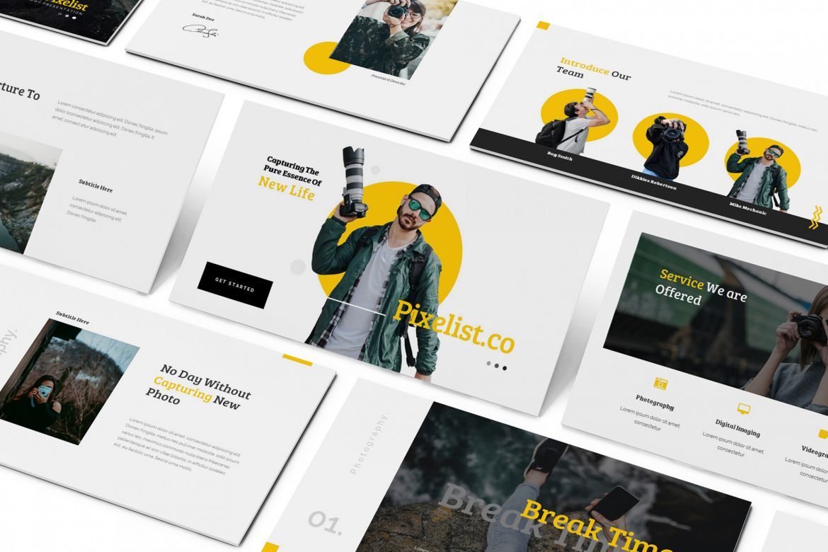 Pixelist - Photography Powerpoint - view 5