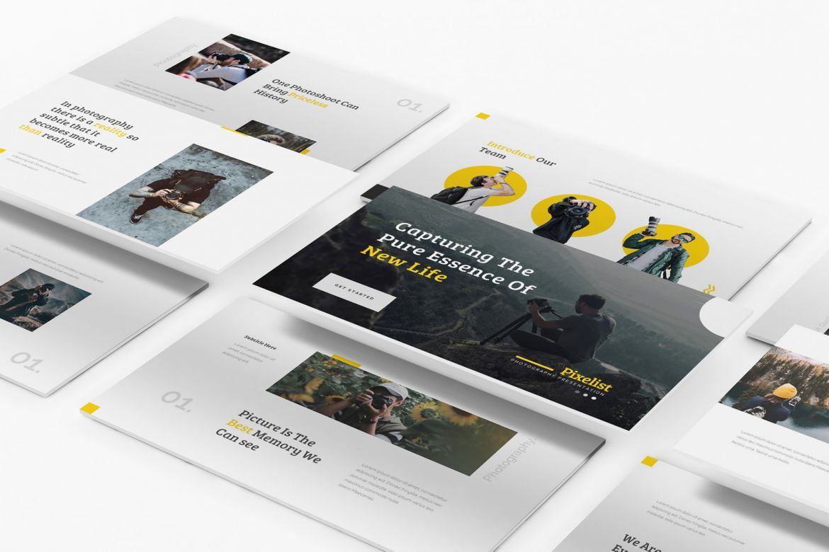 Pixelist - Photography Google Slides - view 2