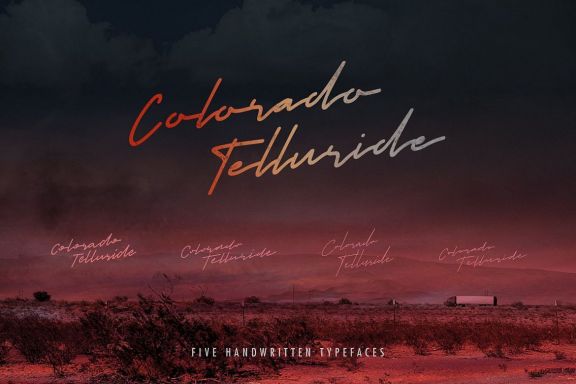 Colorado Telluride - 5 Typefaces