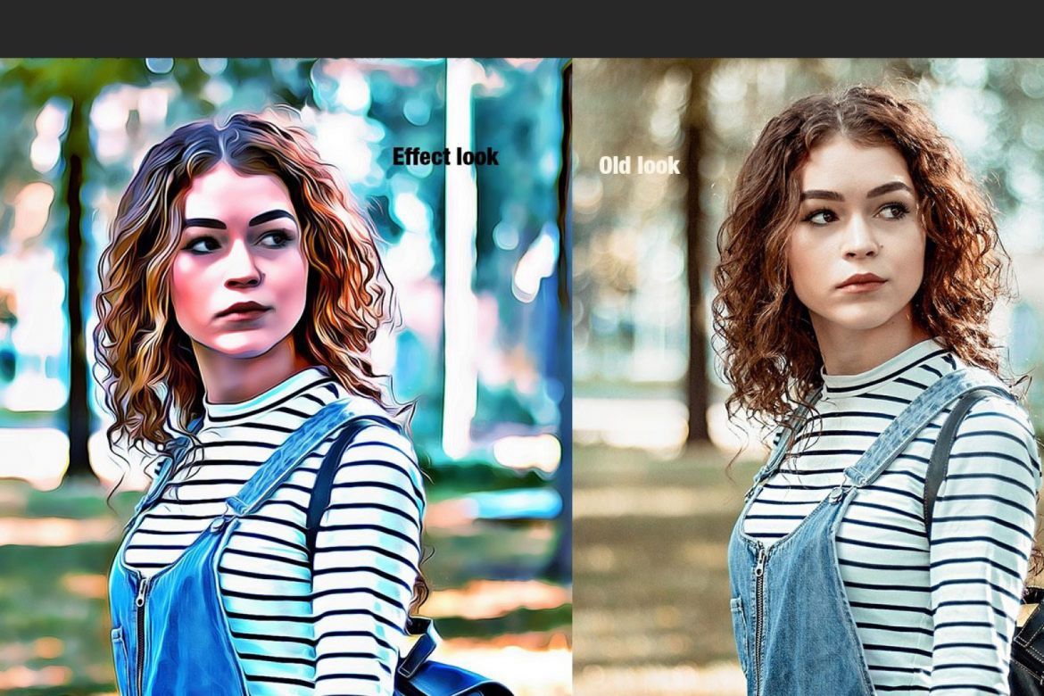 Portrait Photoshop Action alternate