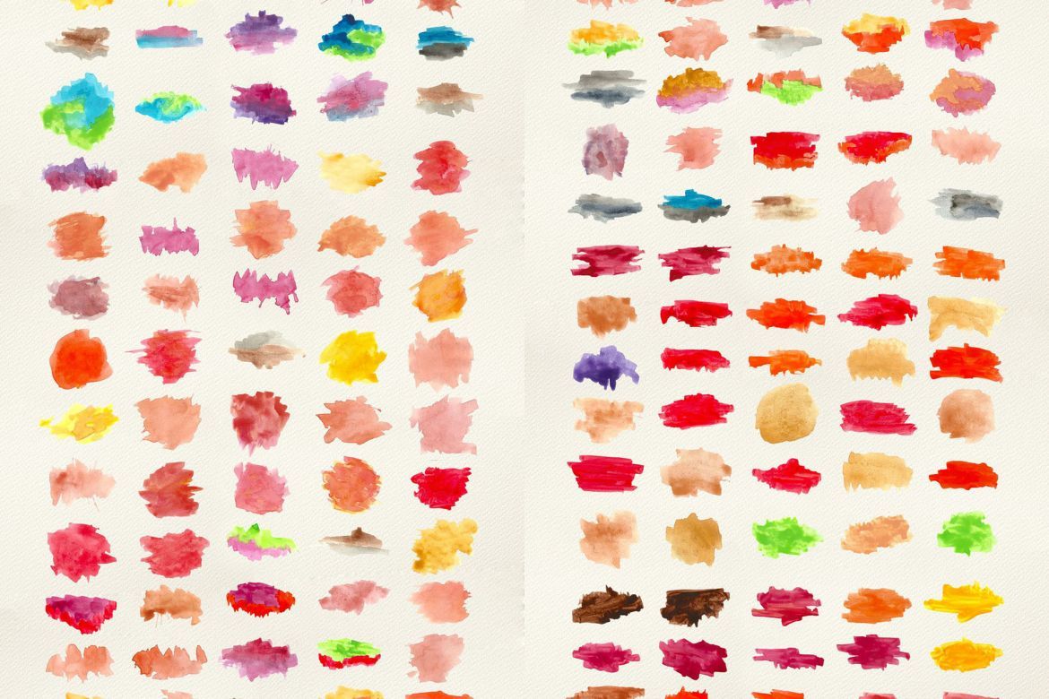 500 Watercolor Textures Packs - view 3