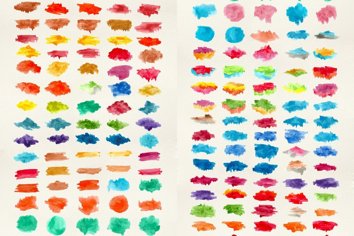 500 Watercolor Textures Packs - view 4