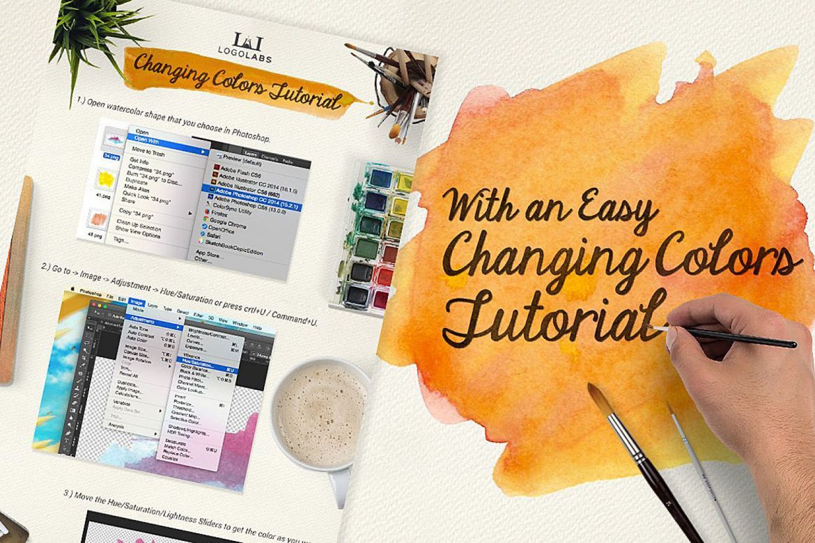 500 Watercolor Textures Packs - view 7