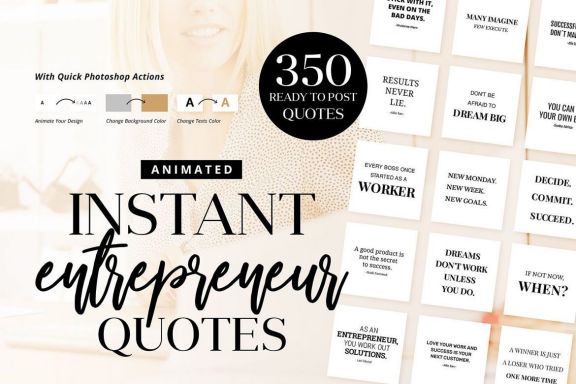 Animated Instant Entrepreneur Quotes
