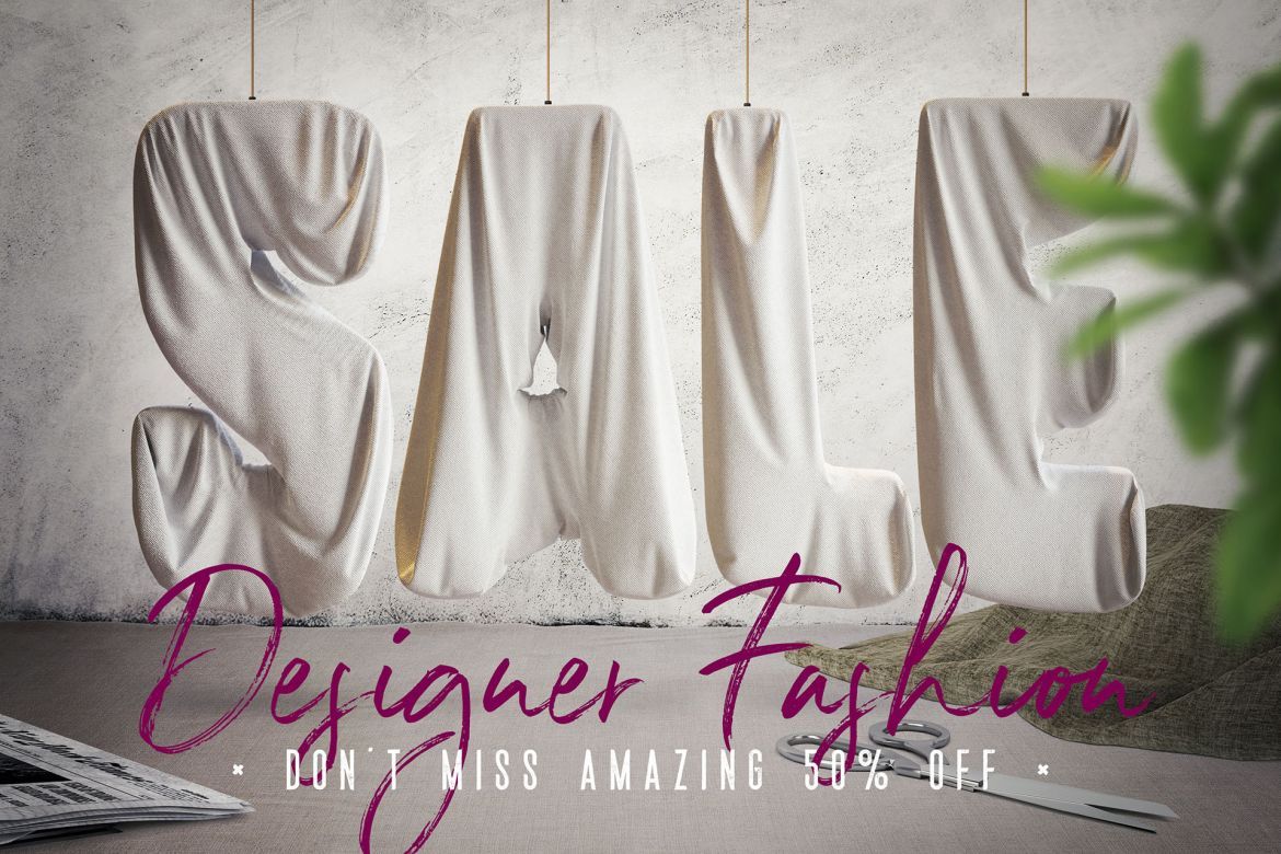 Foil & Fabric Lettering Duo - view 3