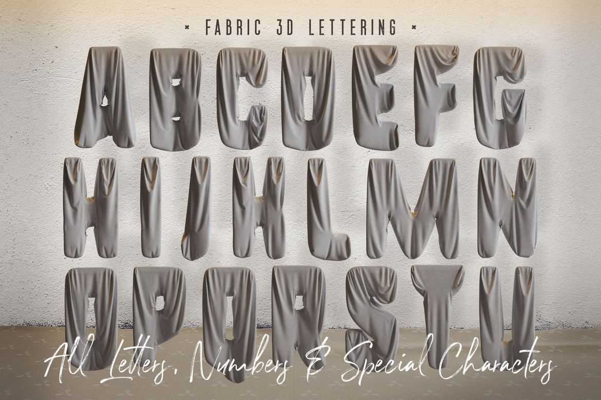 Foil & Fabric Lettering Duo - view 4