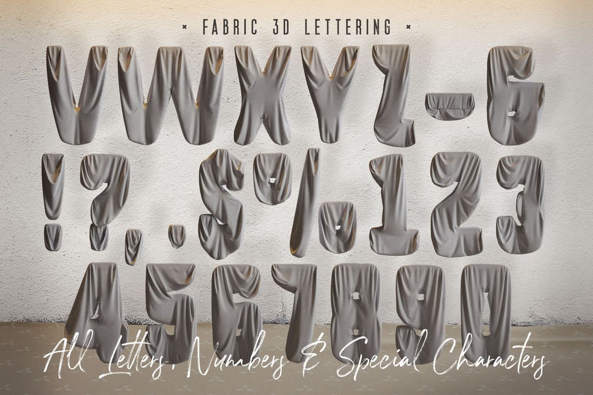 Foil & Fabric Lettering Duo - view 5