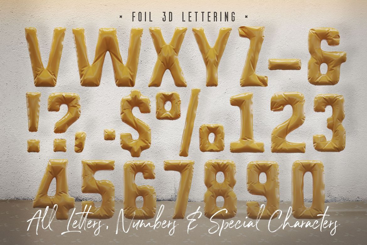 Foil & Fabric Lettering Duo - view 8