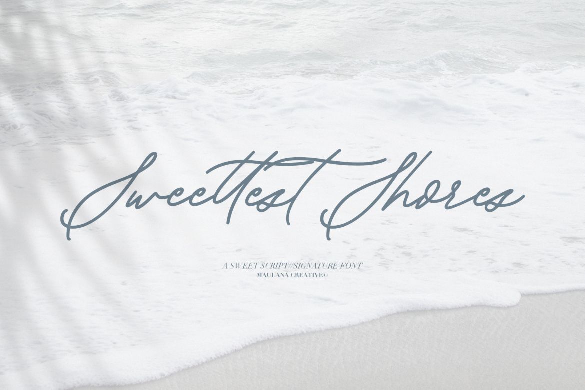 Sweetshore Casual Script Font - view 5