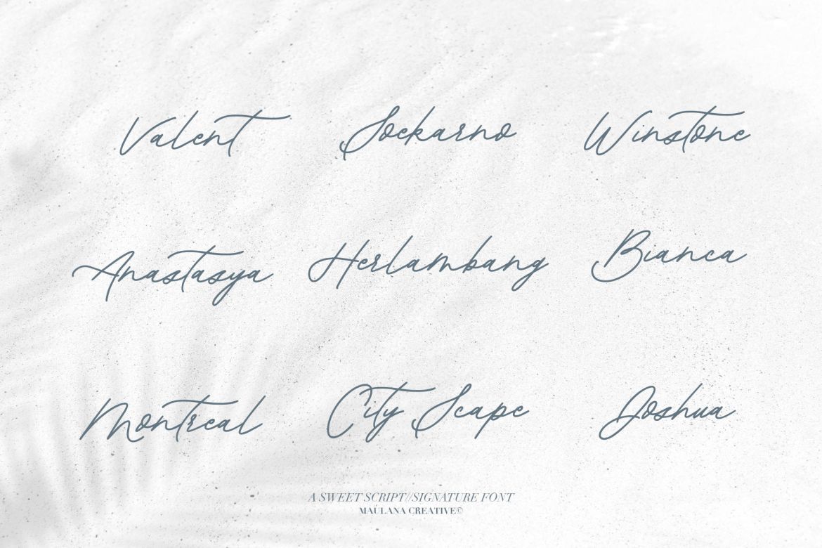 Sweetshore Casual Script Font - view 9