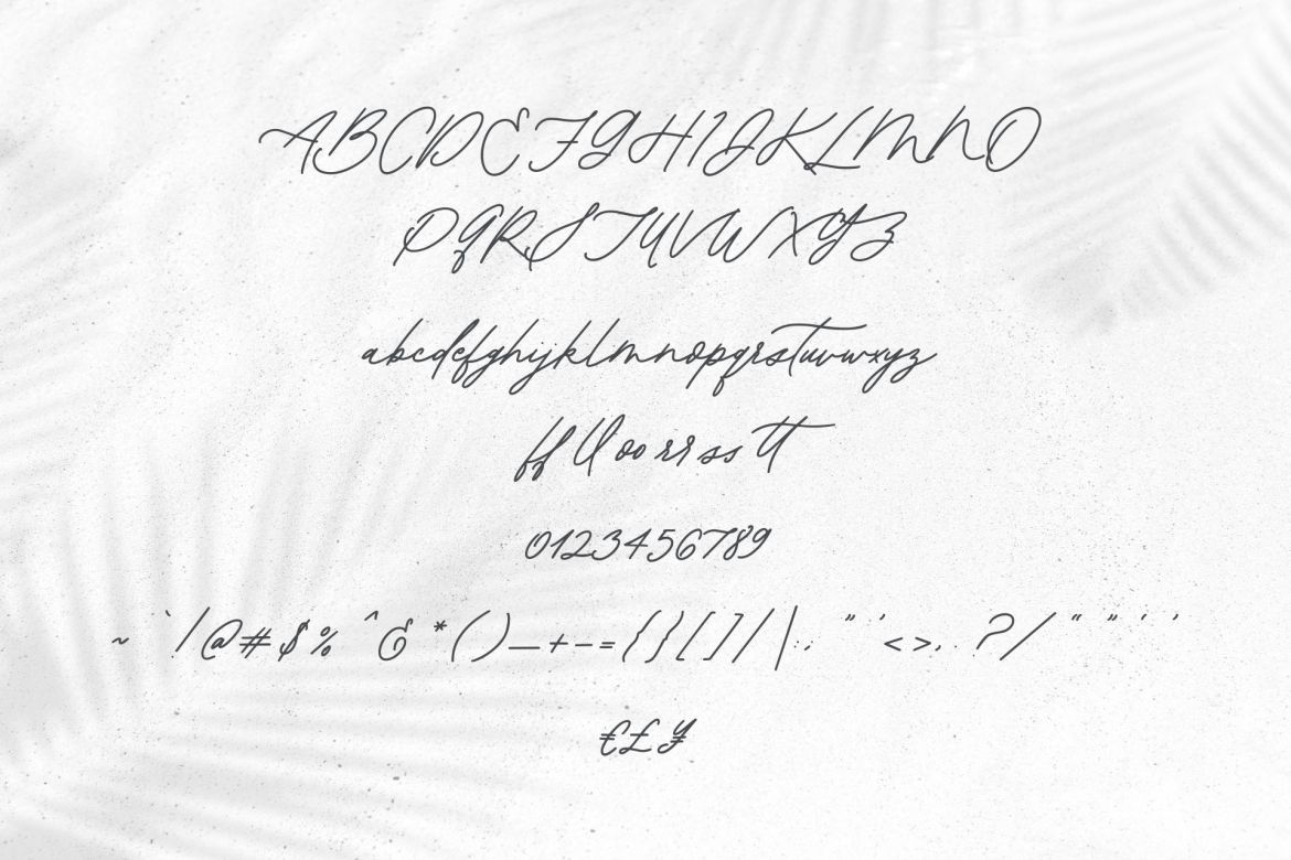 Sweetshore Casual Script Font - view 10