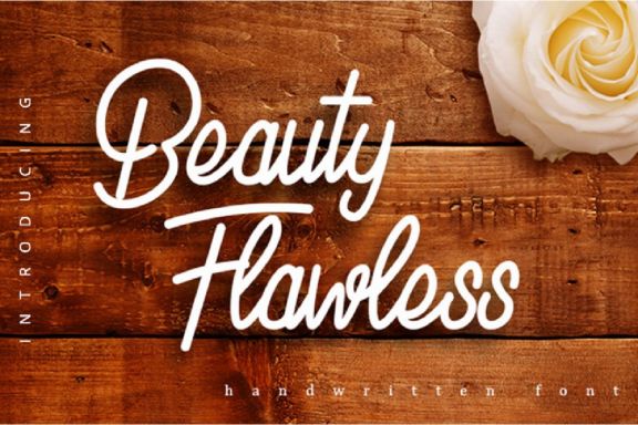 Beauty Flawless - Script Font