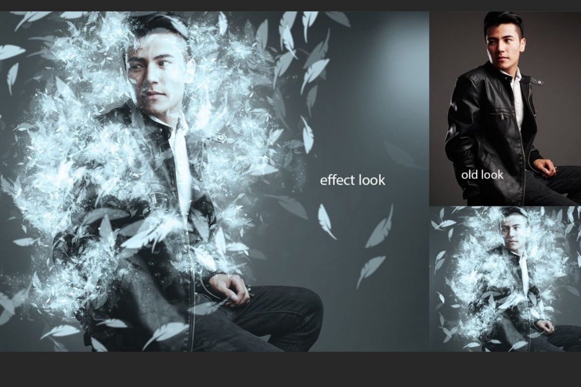 Feather Dreamy Dispersion Photoshop Action - view 5